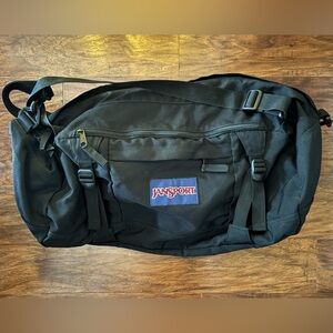 Jansport Black Duffel Bag